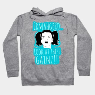 fitness girl, girls who lift, gym girl, barbell girl Hoodie